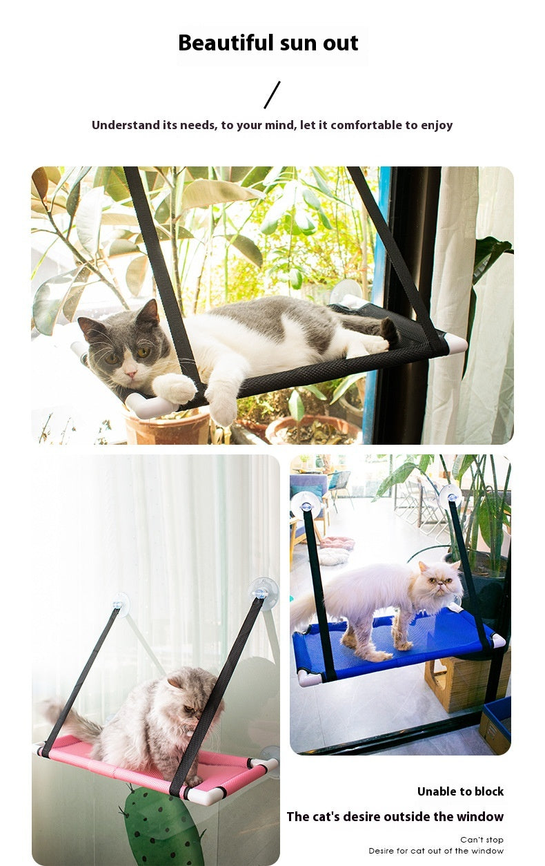 Four Seasons Cat Hammock Window Cat Nest Sucker Pending
