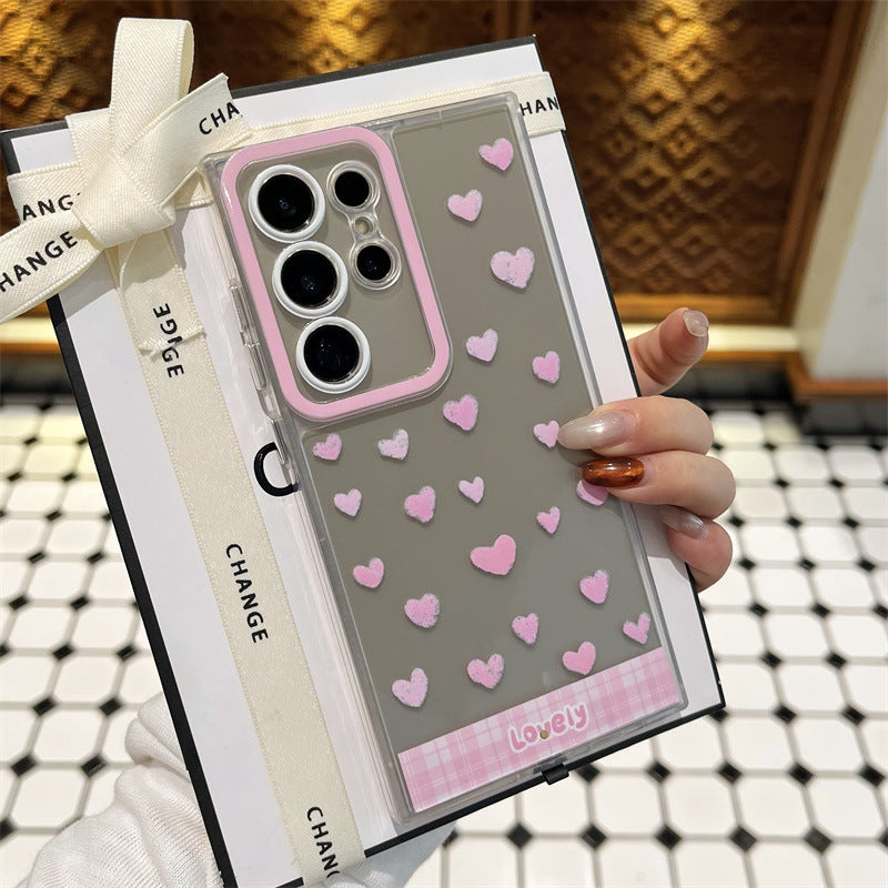 Coffret téléphonique complet en forme de cœur