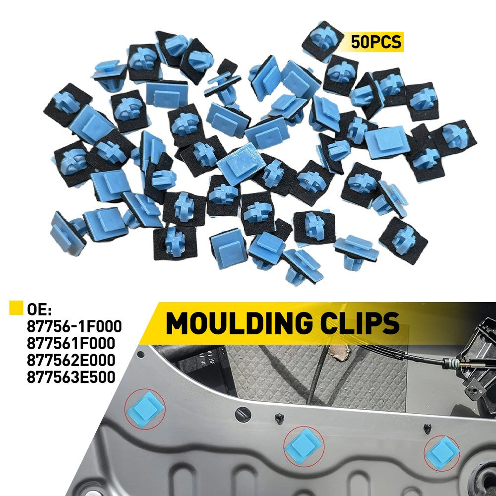 50pcs Pour Hyundai Santa KIA Side Moulding Clips de bande de porte 877561F000