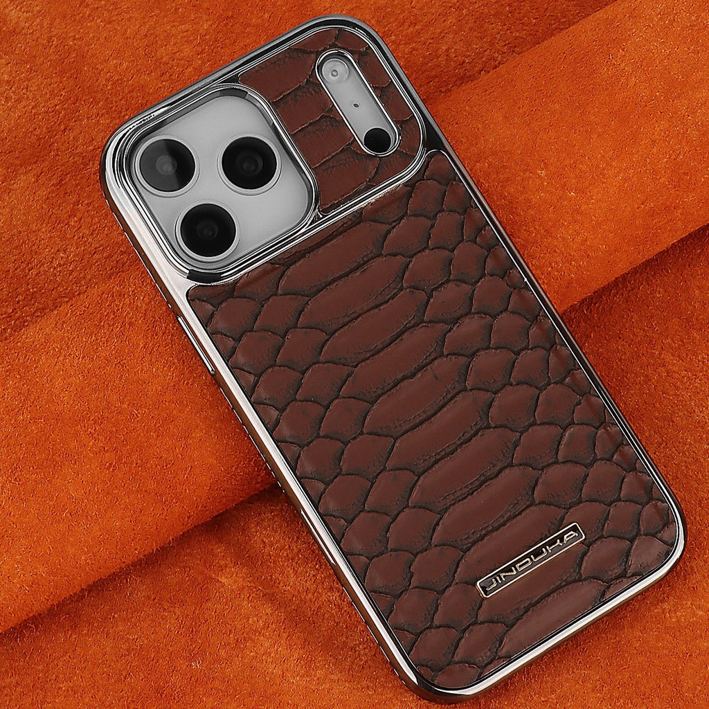 Leather véritable avec snake-pattern Design Léger-luxe Business Style Case pleine enveloppe