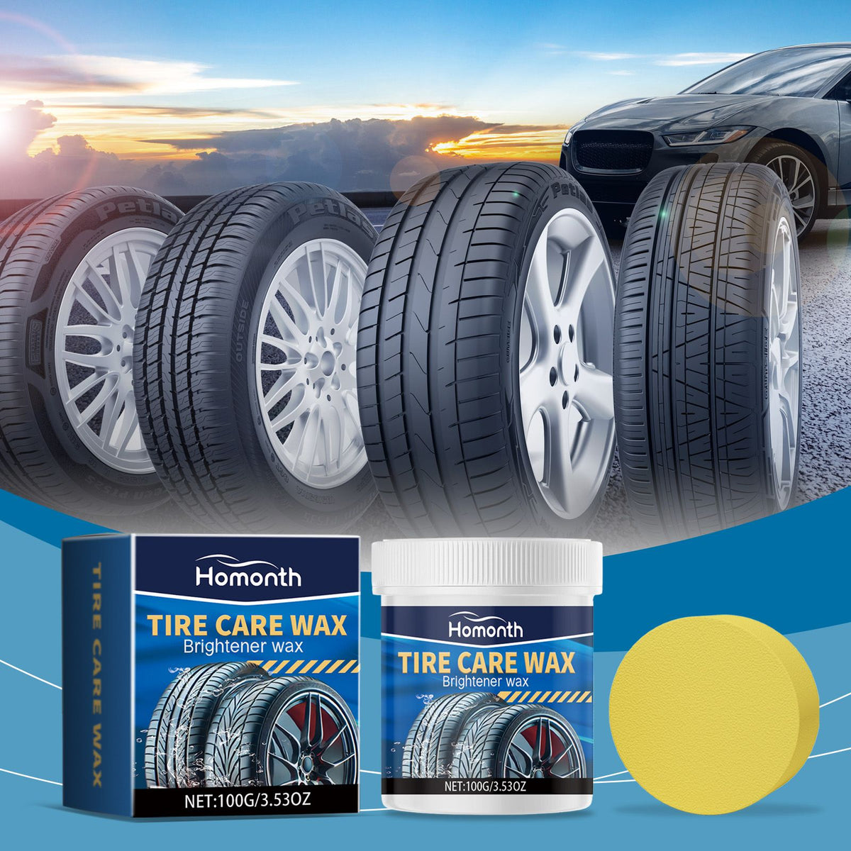 HOMONTH Kit de collage pour l'entretien des pneus automobiles