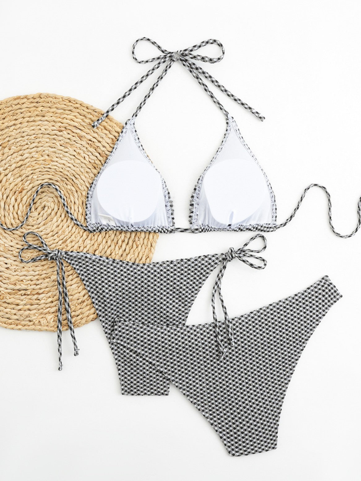 Maillot de bain bikini en trois parties