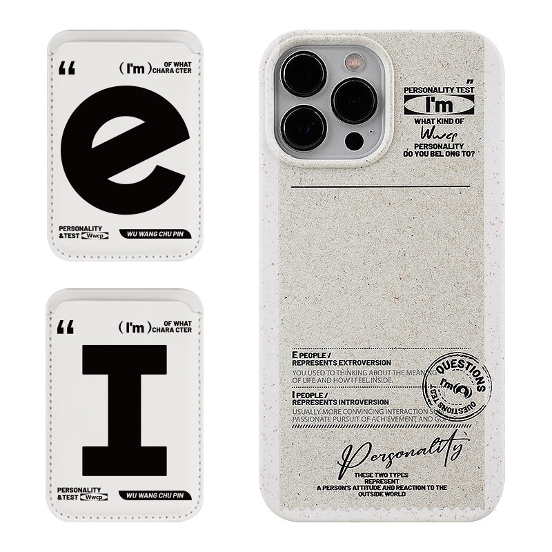 Cas de téléphone magnétique créatif biodégradable