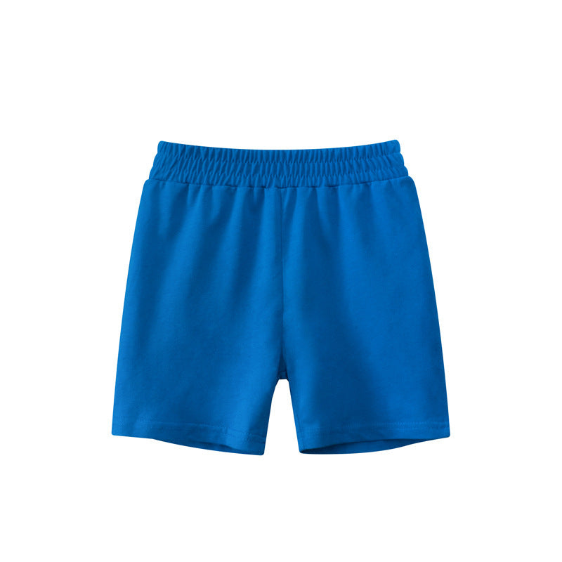 Short Capri pour enfants de couleur solide