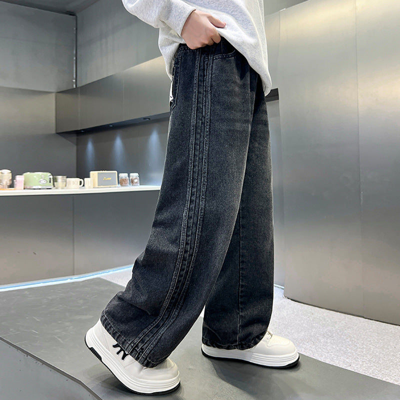 Style coréen Gros enfants pantalons chauds épais