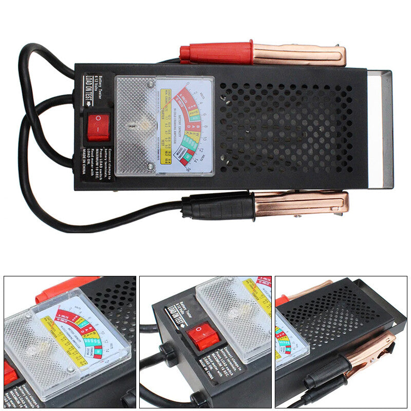 Testeur de charge de batterie de voiture 6V-12V 1 00Vérificateur de charge du système d'ampli Réparation automobile