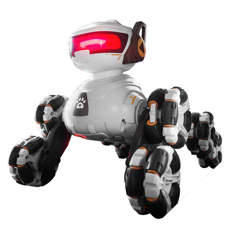 Robot intelligent chien huit roues Stunt Deformation Remote Control Car
