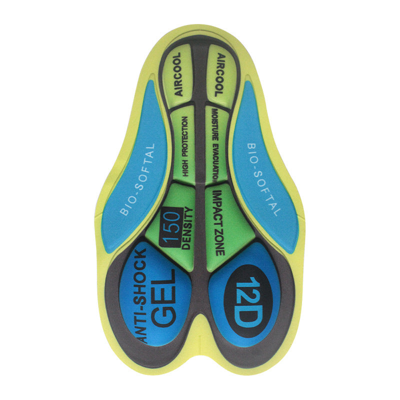 Été Cyclisme Porter des pantalons Pads Cyclisme extérieur Sweat Wicking Shock Absorption Haute densité