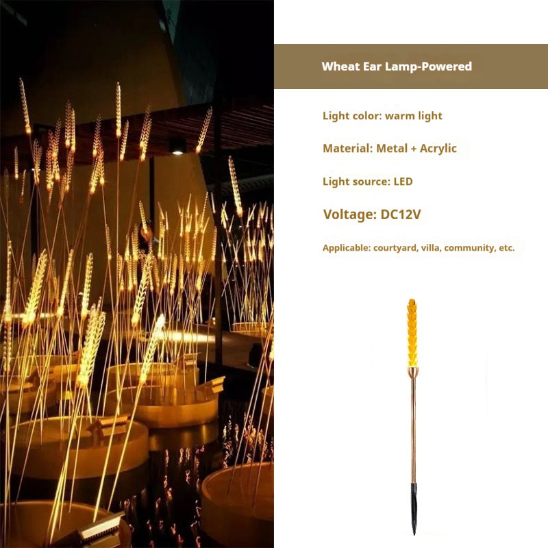 Lampe de pelouse à LED solaire extérieure