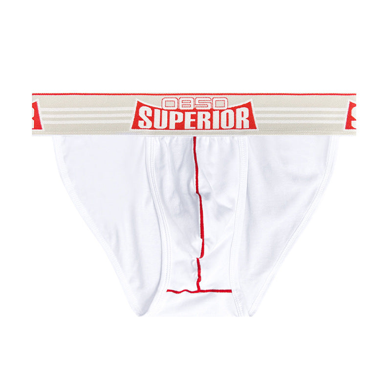 Sous-vêtements pour hommes Low Waist Cotton Sports Fitness Slip anti-wear
