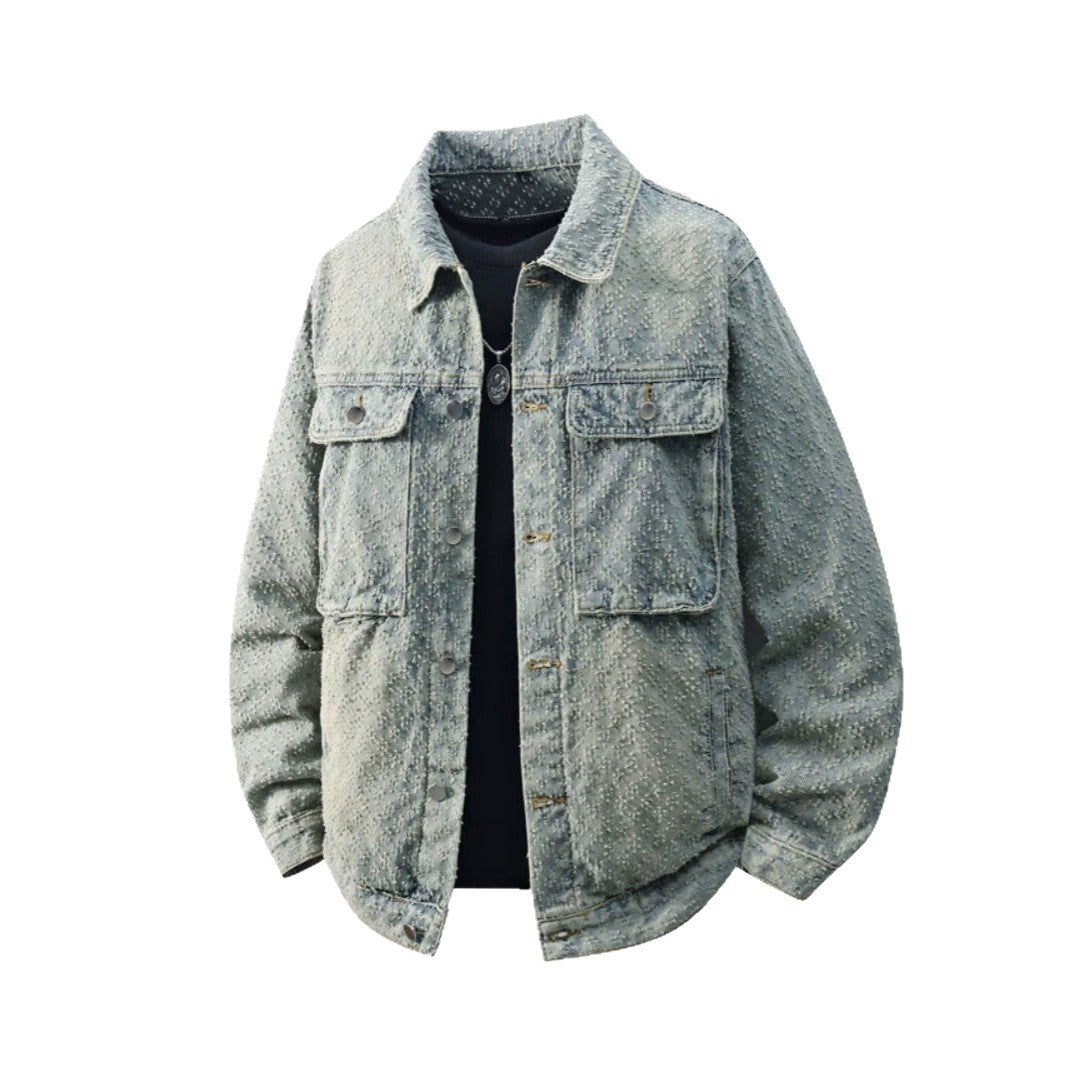 Veste de travail pour hommes lavés, style coréen