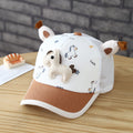 Chapeau d'été pour enfants en peluche de poney tissu respirant protection solaire Casquette de baseball