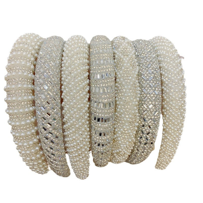 Lourd Industrie Léger Luxury High-grade Perle Headband haute définition