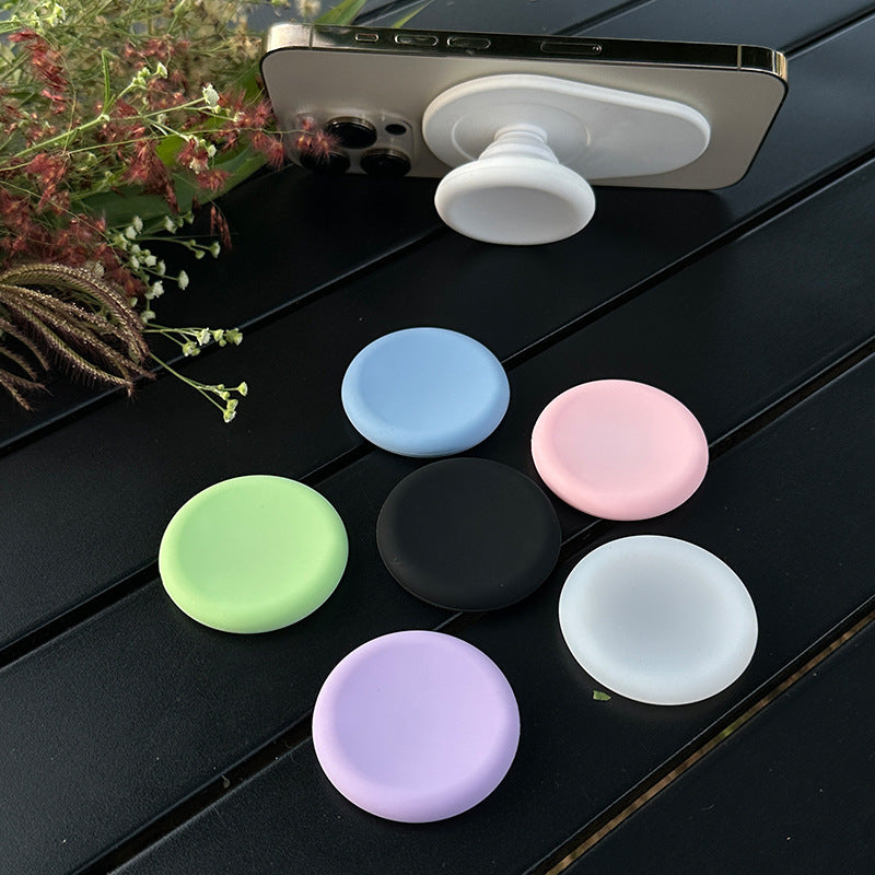 Couvercle de coupe en silicone applicable au support de coussin gonflable de téléphone mobile magnétique
