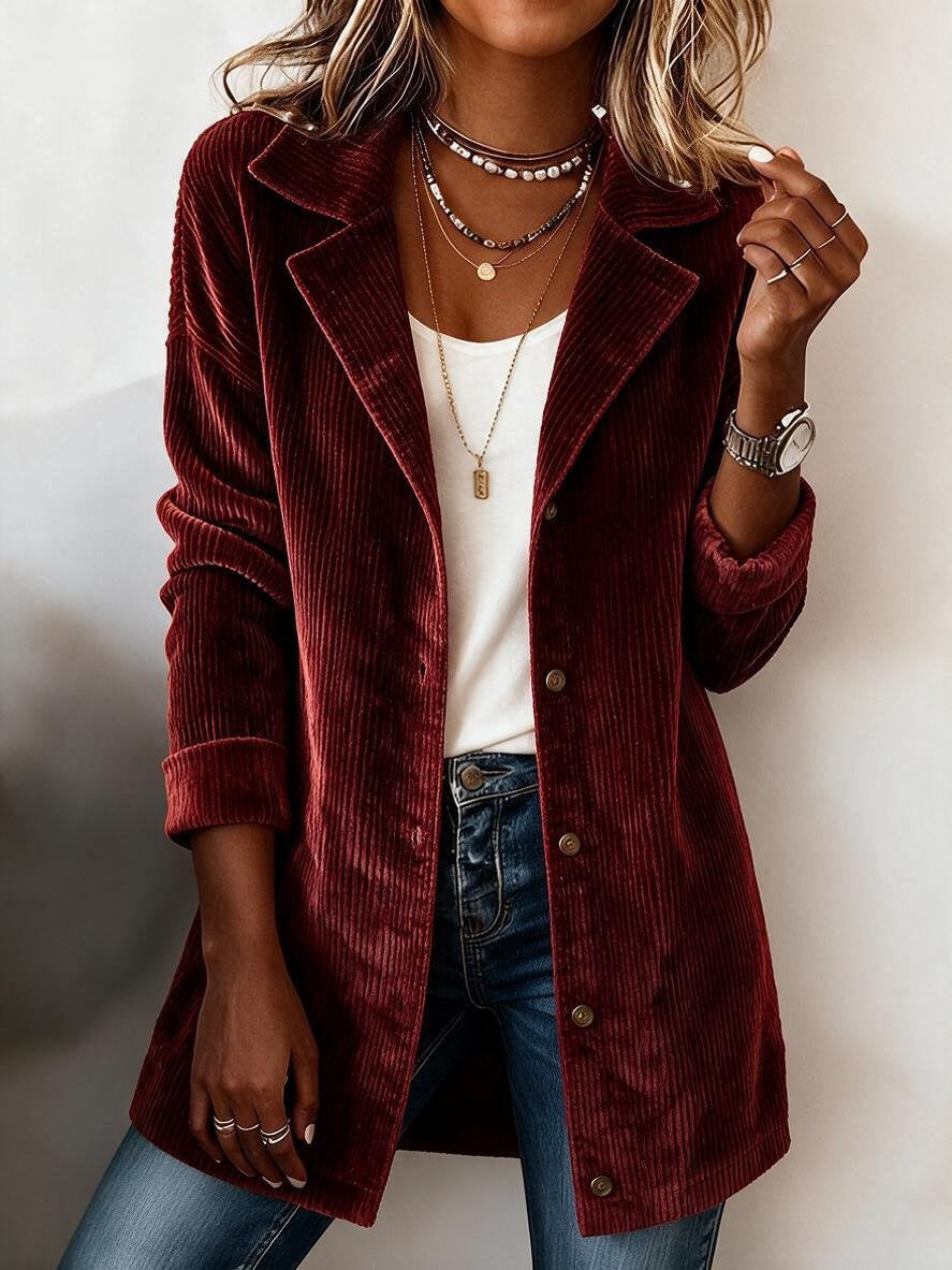 Femmes Mode Casual TopCoat