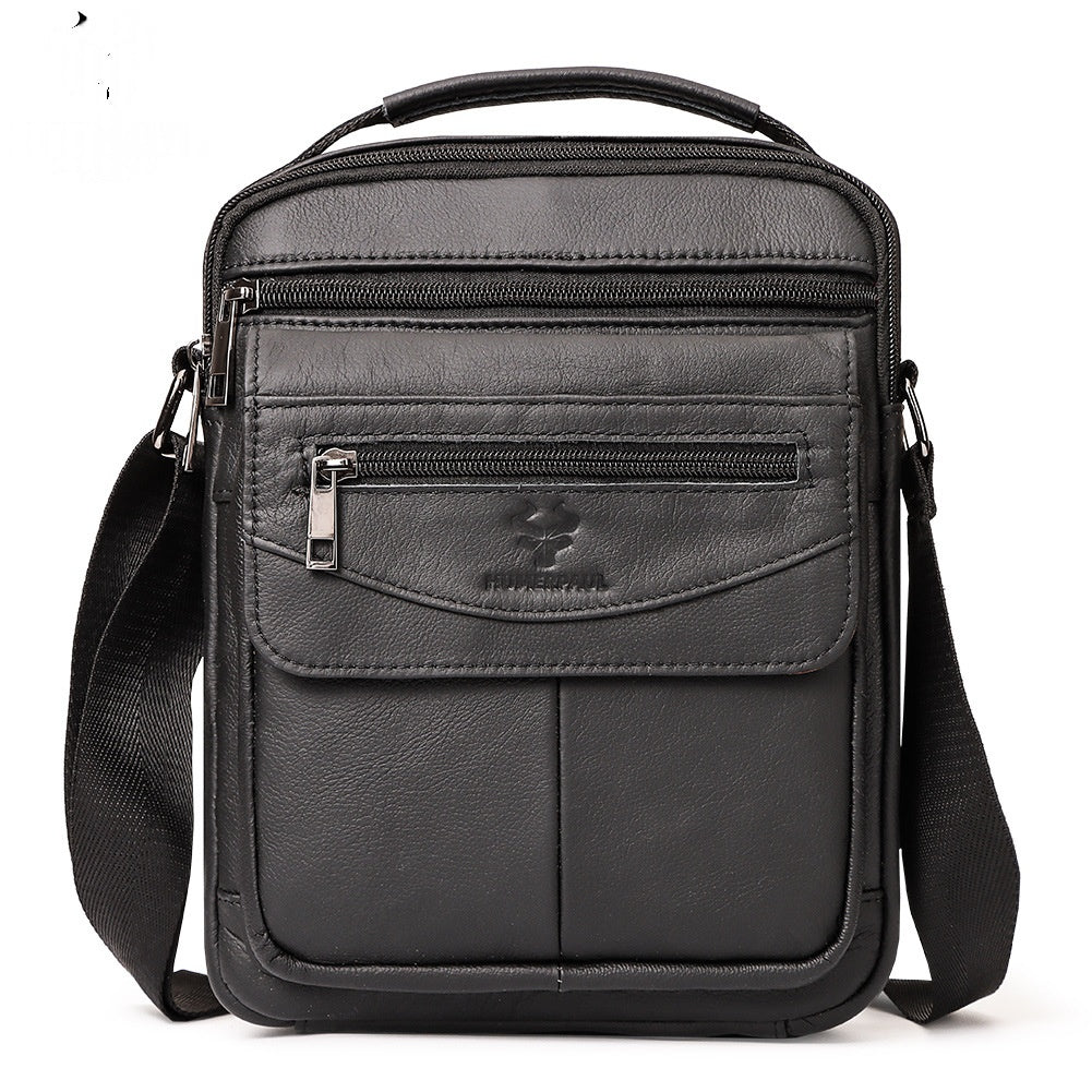 Sac à dos pour hommes occasionnels en cuir de vache plein grain