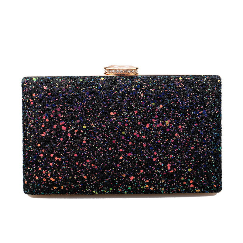 Sac d'embrayage pour dames à paillettes