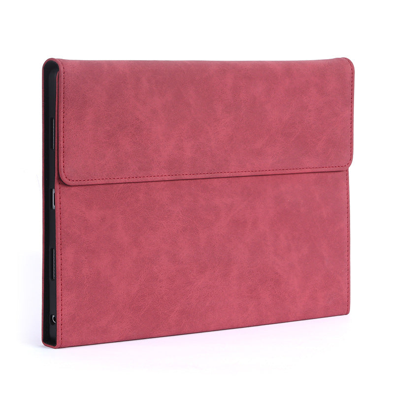 Manche de protection plate avec fente de stockage de stylo capacitif