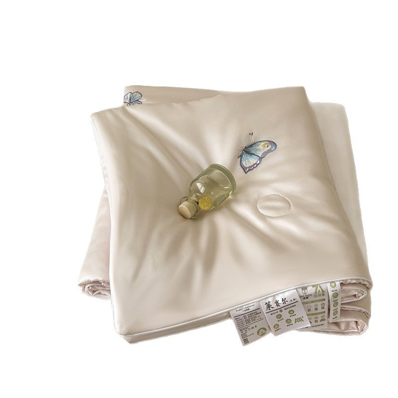 Tencel Brodé été Climatisation Quilt Four-piece Set de refroidissement viscose mince duvet