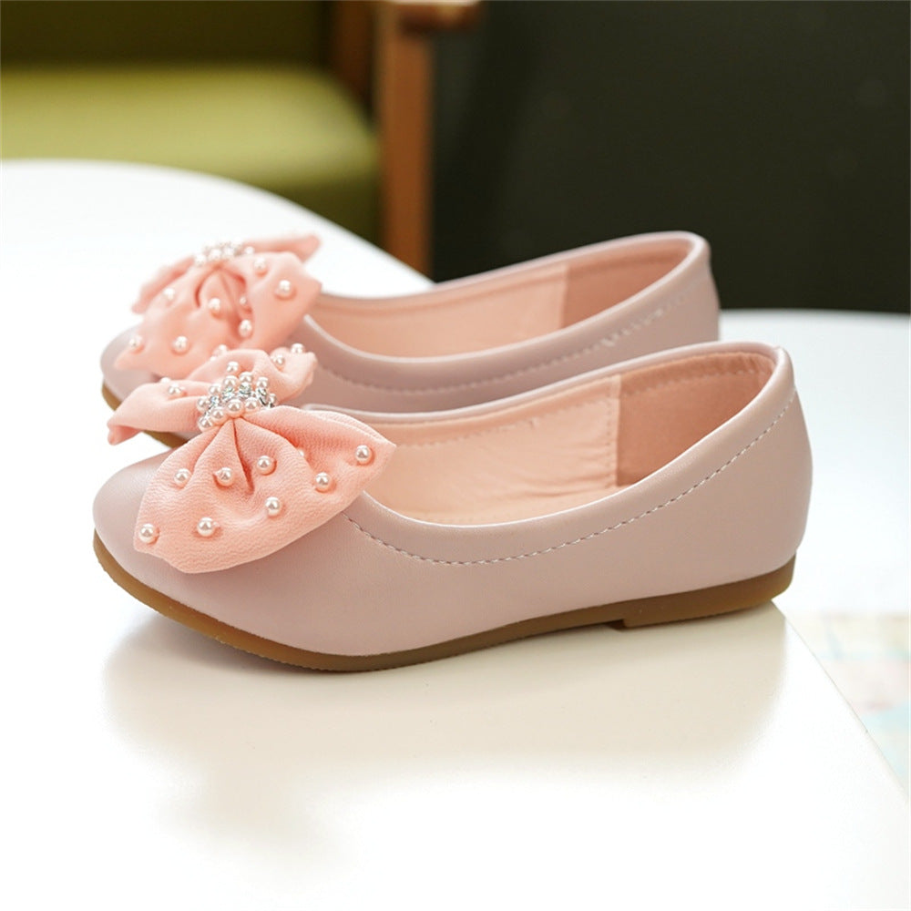 Princess Bow Girls' Banquet Robe Fleur Chaussures fille