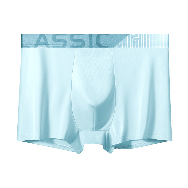 Slip de boxeur en soie de glace homme respirant
