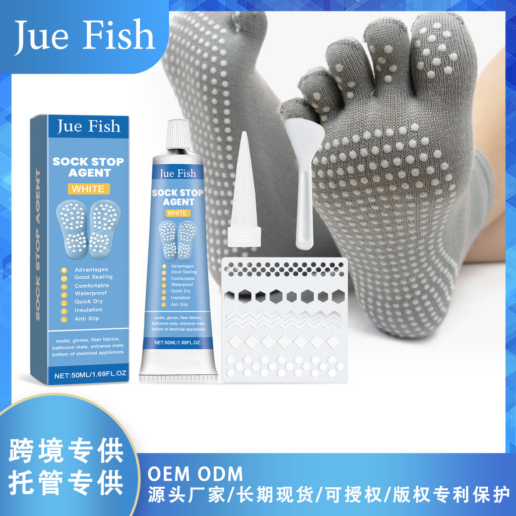 Ensemble adhésif antidérapant de chaussettes 1 Set1box