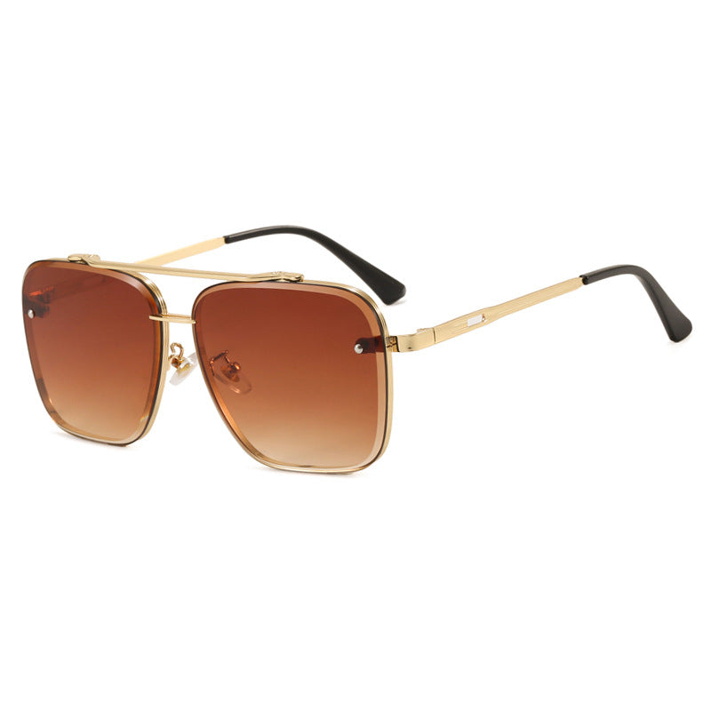 Lunettes de soleil à double pont sans vis