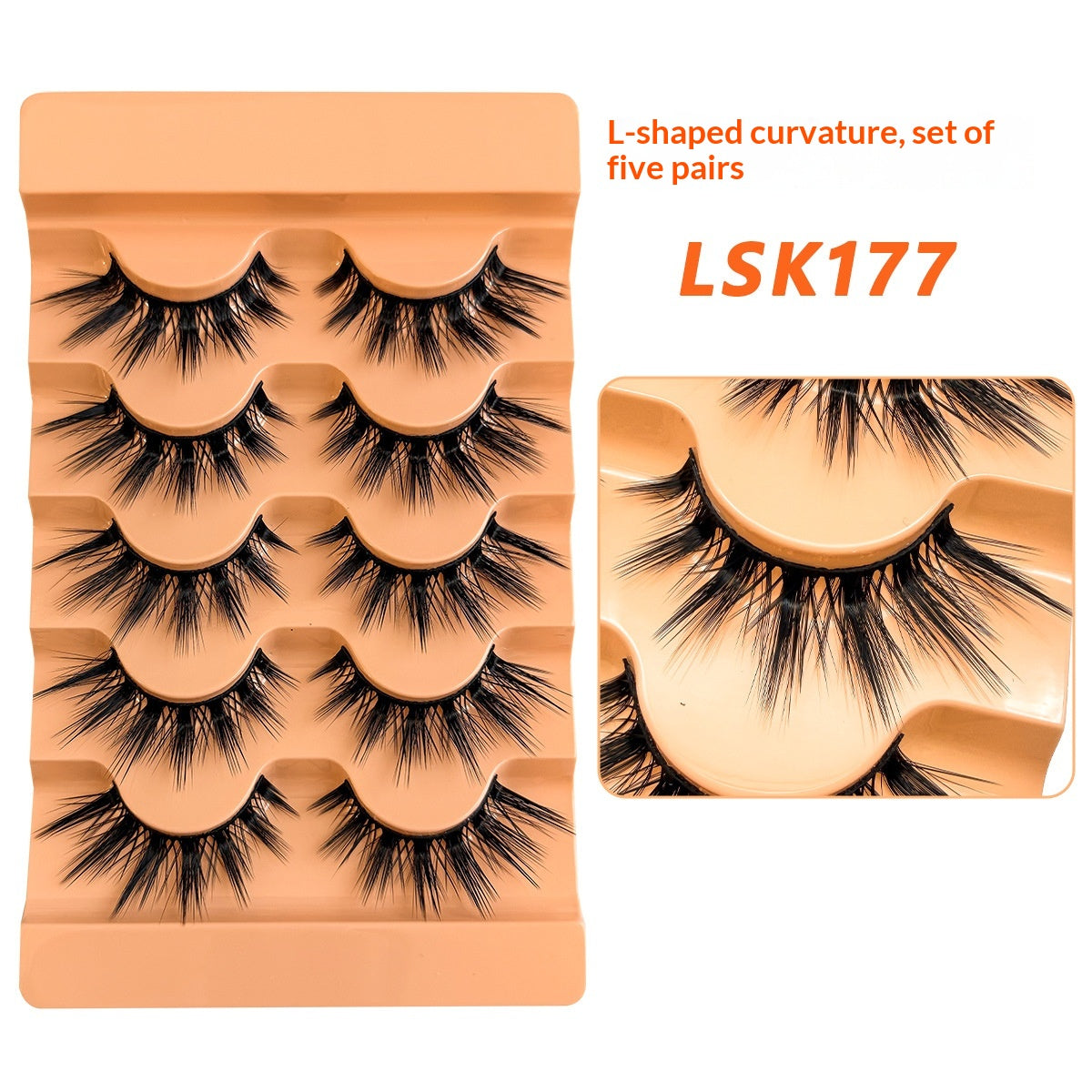 Faux cils Style à bande unique