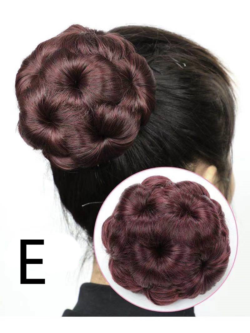 Anneau de cheveux en soie à haute température