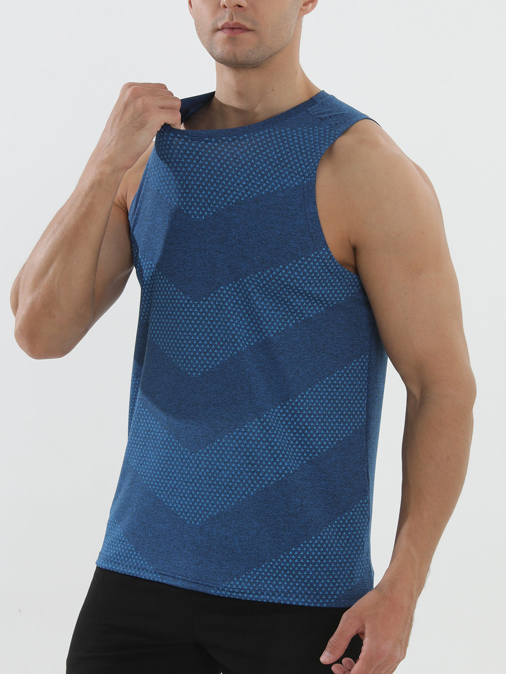 Sous-vêtement sans manches de sport de Veste de course pour hommes pour Marathons Piste et terrain