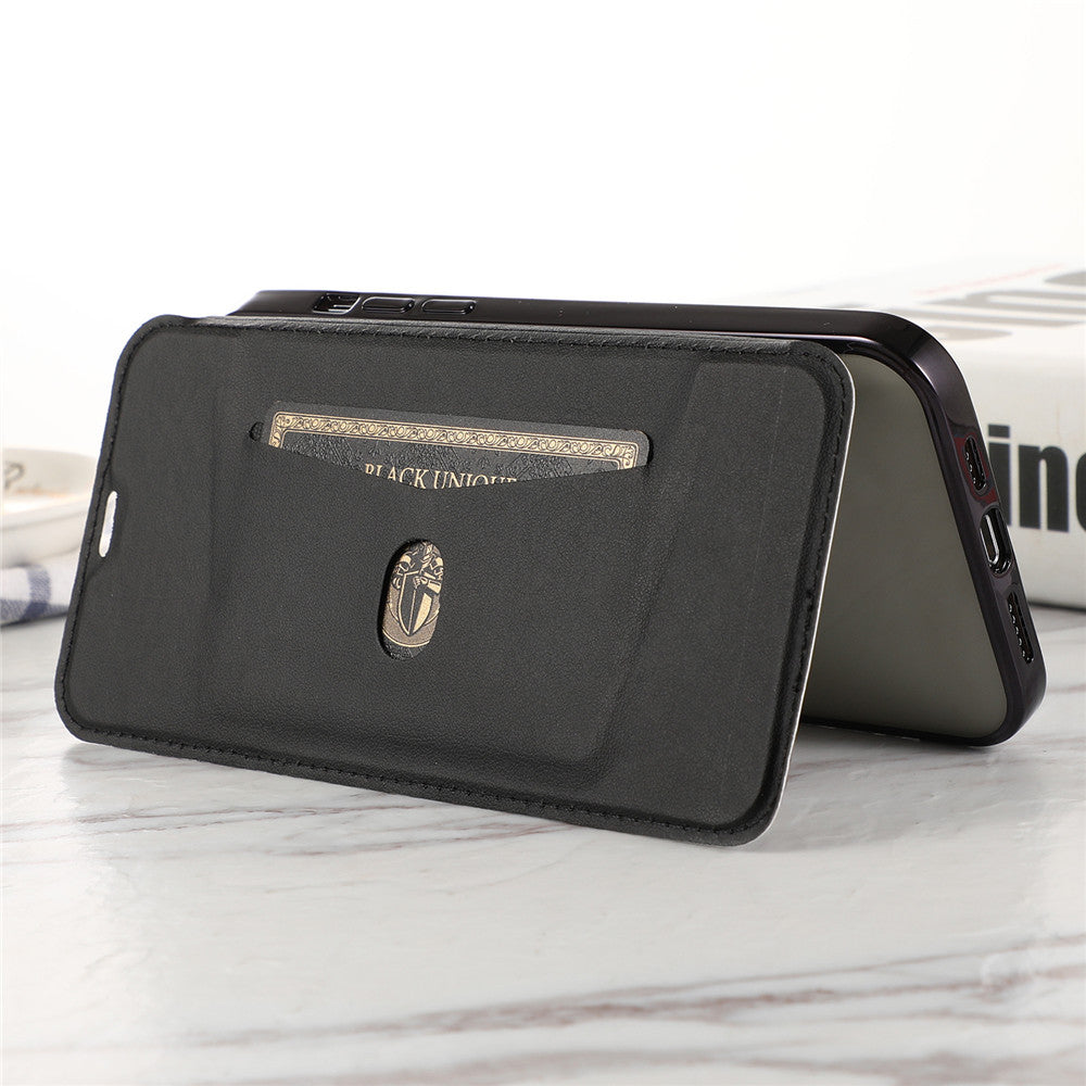 Convient pour compatible avec le support de carte de Holster de téléphone de pointage de marbre iPhone