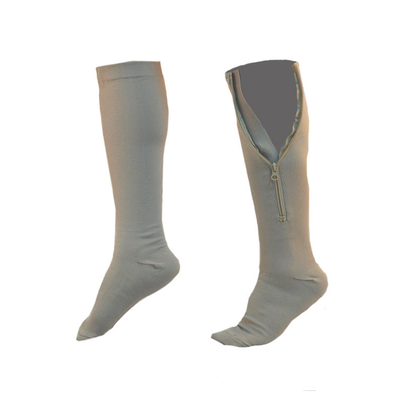 Chaussettes de compression avec étirement pour l'exercice Zip Sox Sweat-wicking et respirant