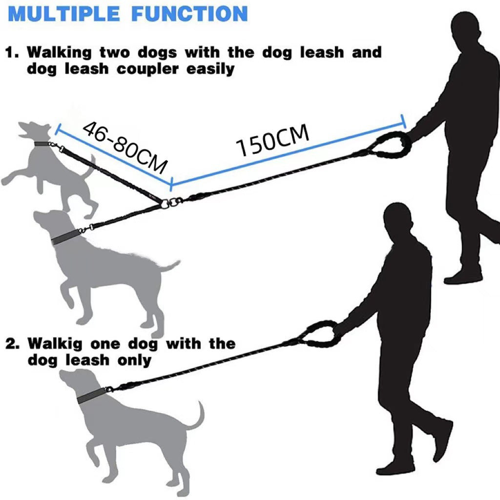 Chien un Drag deux Explosion-proof La laisse rétractable