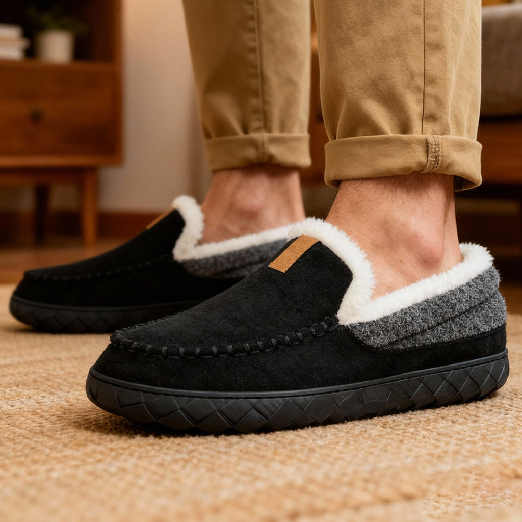 Bottes de neige thermique doublées de polaire pour hommes à usage extérieur