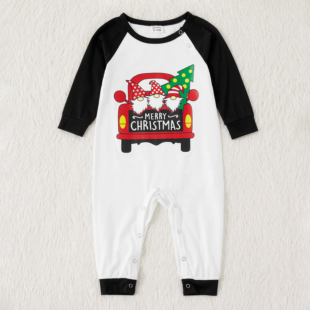 European And American Autumn Parent-child Wear Loose Casual Printing Couleur Matching Round