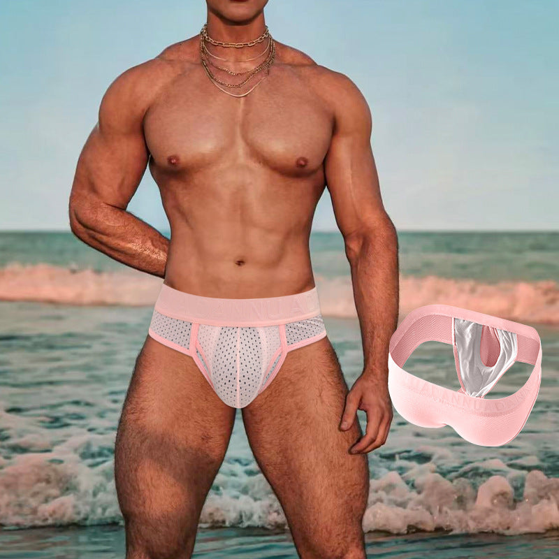 Slips pour hommes sexy amovibles en balles