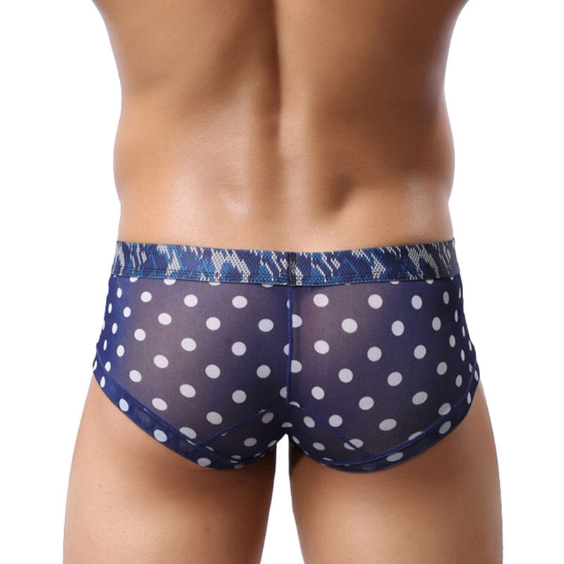 Slip mince respirant en mesh Garçons Bas taille Short sexy