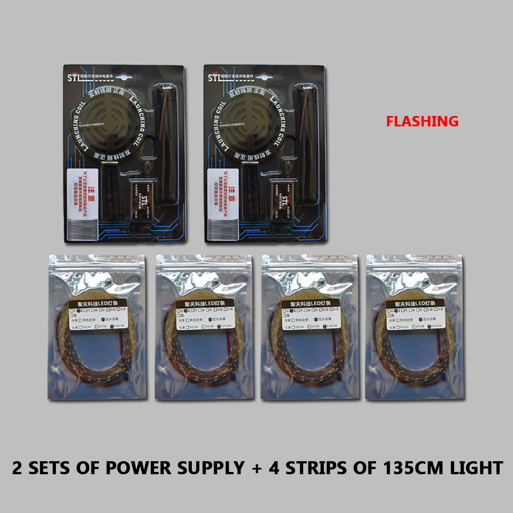 Lumières de roues sans fil à LED