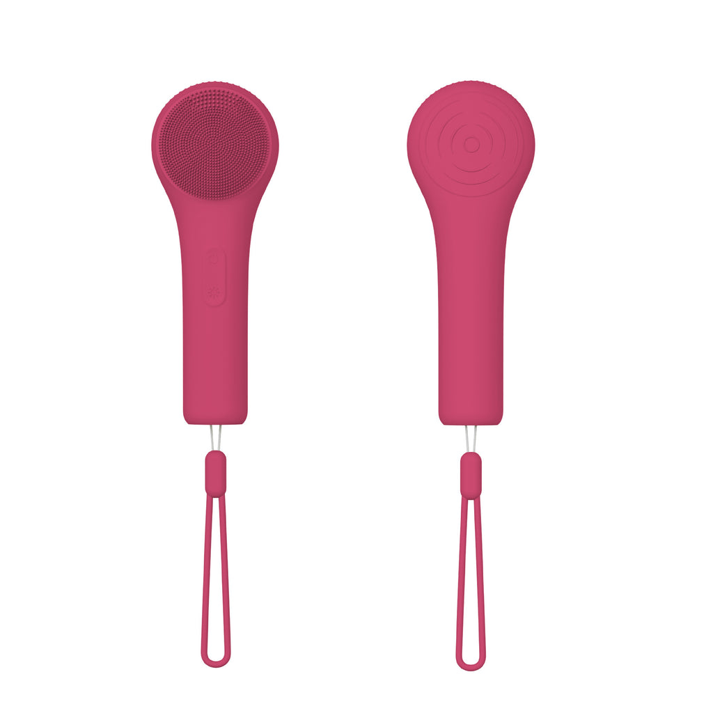 Nettoyeur du visage à ultrasons en silicone