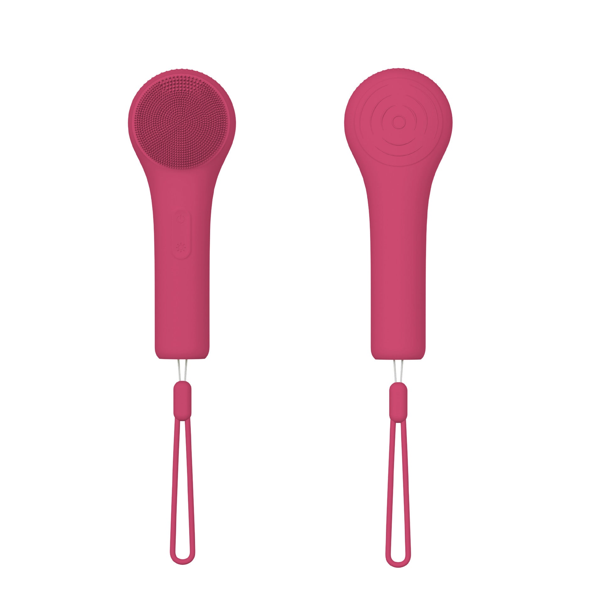 Nettoyeur du visage à ultrasons en silicone