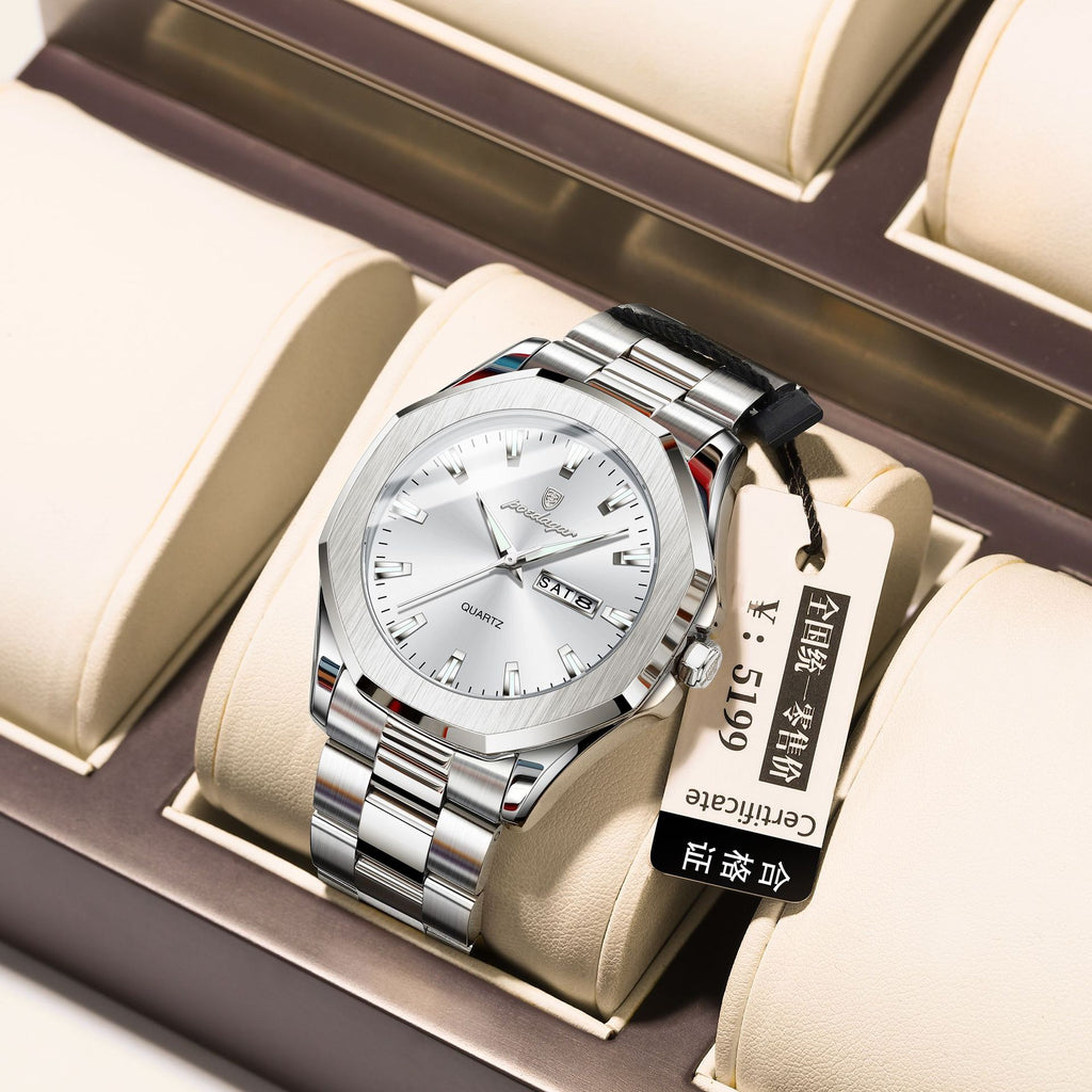 Men's Stainless Steel Quartz Watch