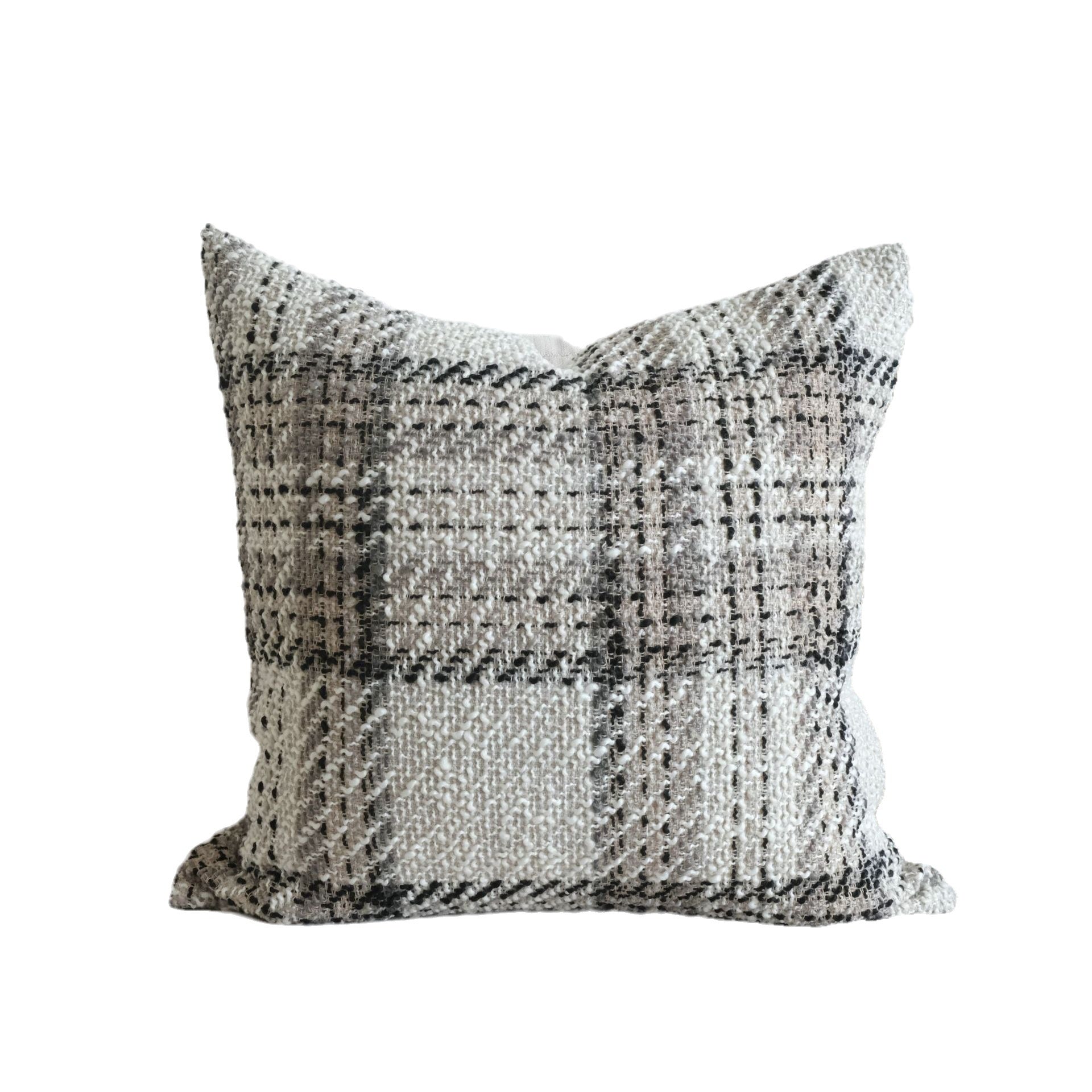 Coussin de plie à rayures enroulées