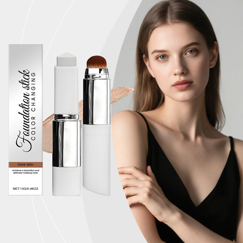 2-en-1 Color Changing Foundation Stick Deep Skin Tone