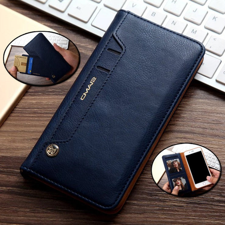 Rétro Multi-fonctions Wallet Flip Phone Case