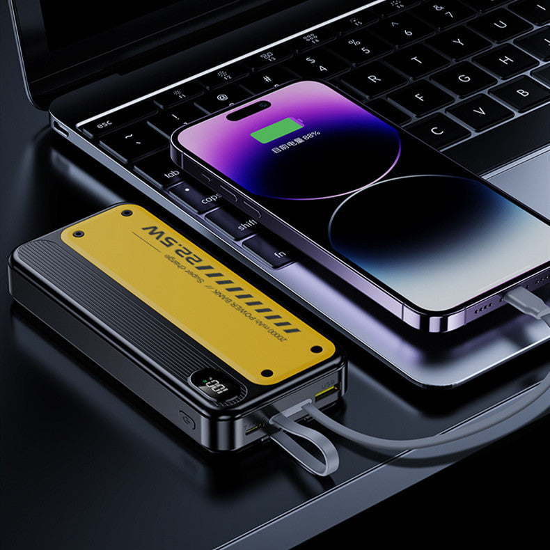 225W charge rapide avec câble grande capacité de puissance portable