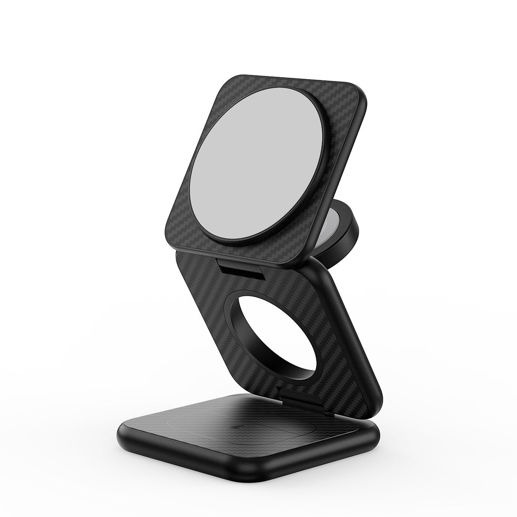 Casque de montre mobile Chargeur magnétique pliant 3 en un sans fil