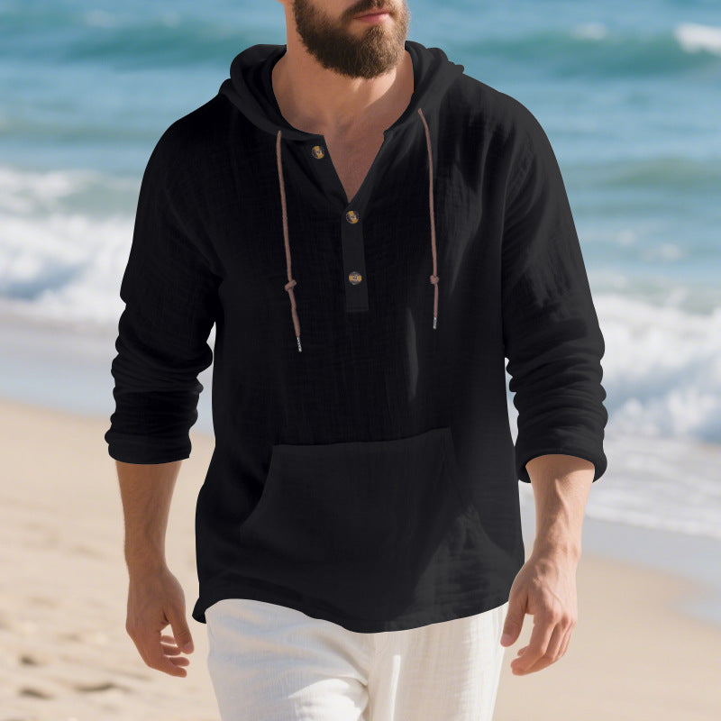 T-shirt à manches longues pour hommes