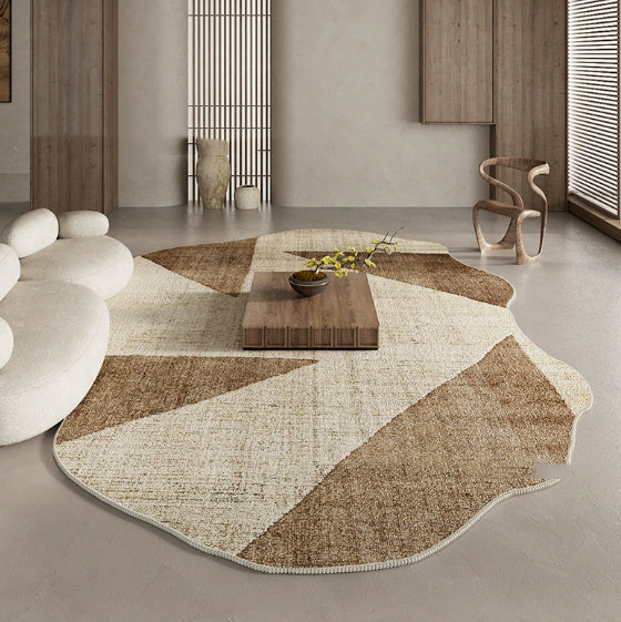 Couverture souple de style Wabi-Sabi Retro Épaisseur de tapis insonorisé facile à prendre en charge pour rug