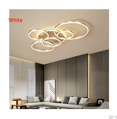 Salon LED lampe moderne éclairage Minimalist installations contemporaines