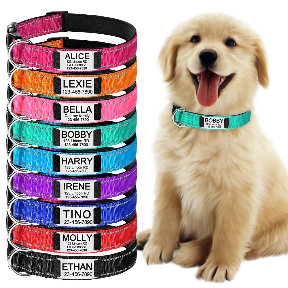 Accessoires de collier pour chien sculpté réglable